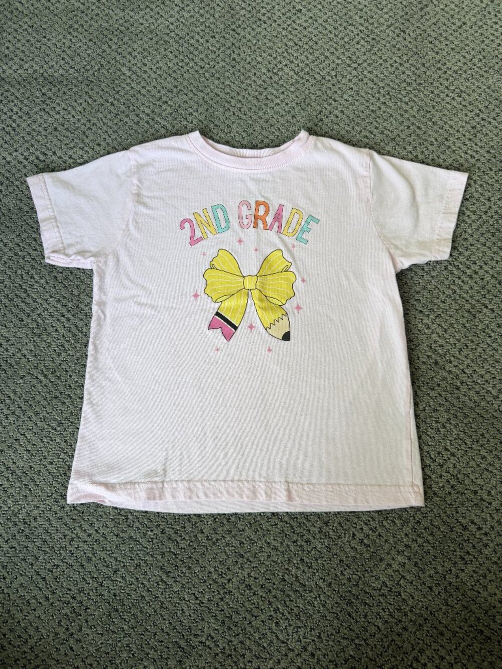 Sweet Wink 2nd Grade Pencil Bow Tee 7/8